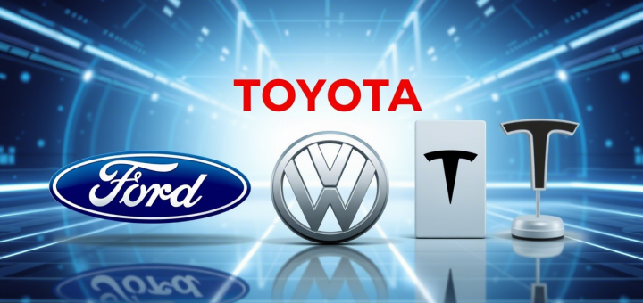 La Batalla por la Electrificación del Automóvil: Ford, Toyota, Volkswagen vs. Tesla