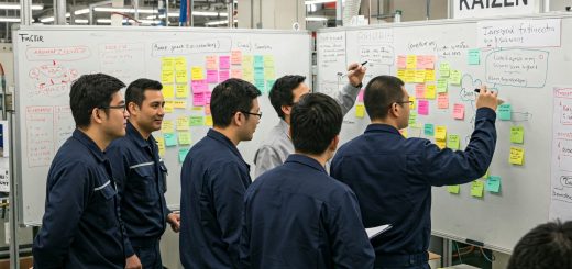 Fotografía de evento Kaizen equipo de trabajo